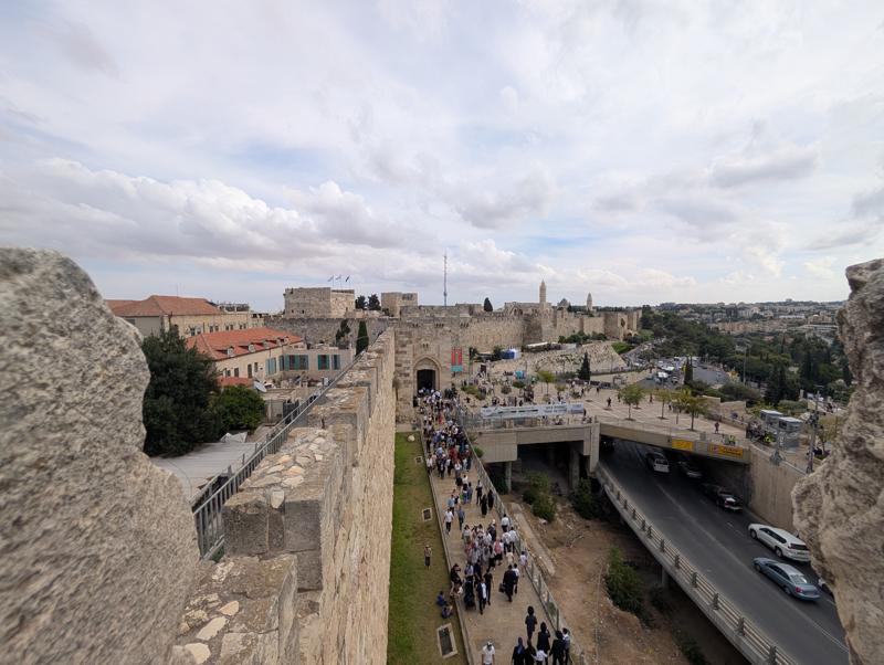 Walking the Old City ramparts